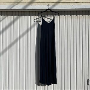 Demylee navy knit sleeveless‎ maxi dress